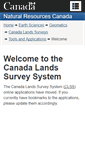 Mobile Screenshot of clss-satc.nrcan-rncan.gc.ca